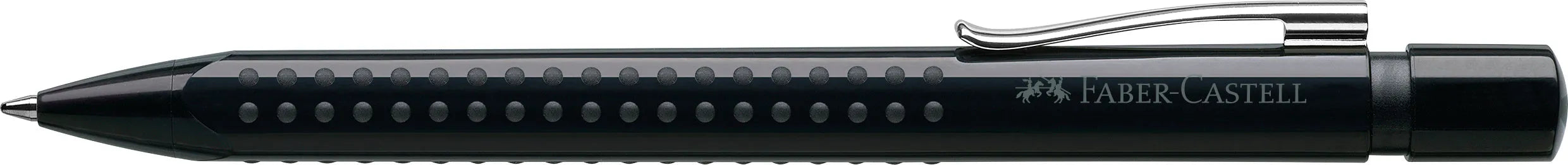 FABER-CASTELL Kugelschreiber GRIP 2010 schwarz Schreibfarbe blau-0