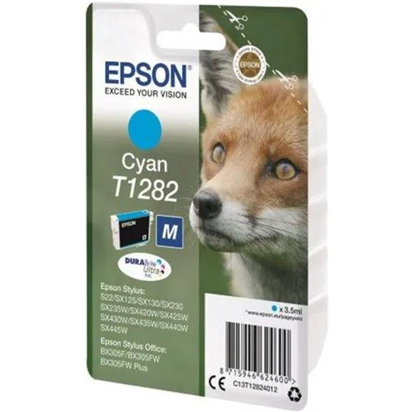 EPSON T1282 Cyan Druckerpatrone – Original DURABrite Ultra Ink-0