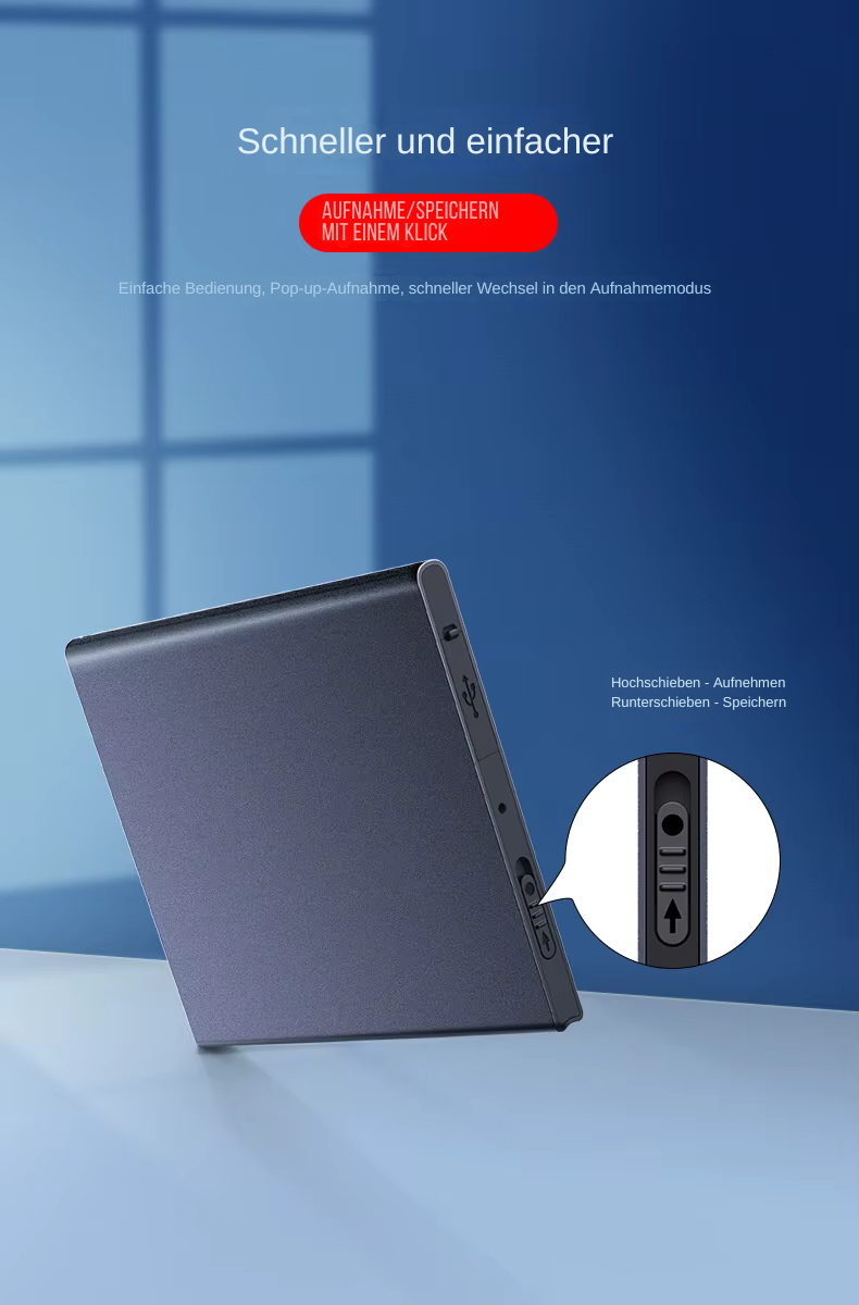 64GB Mini-Diktierkarte