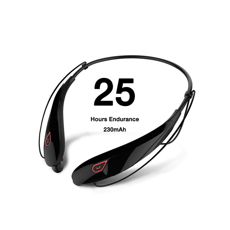 Kabelloses Bluetooth Headset mit Mikrofon - 15 Stunden Akkulaufzeit