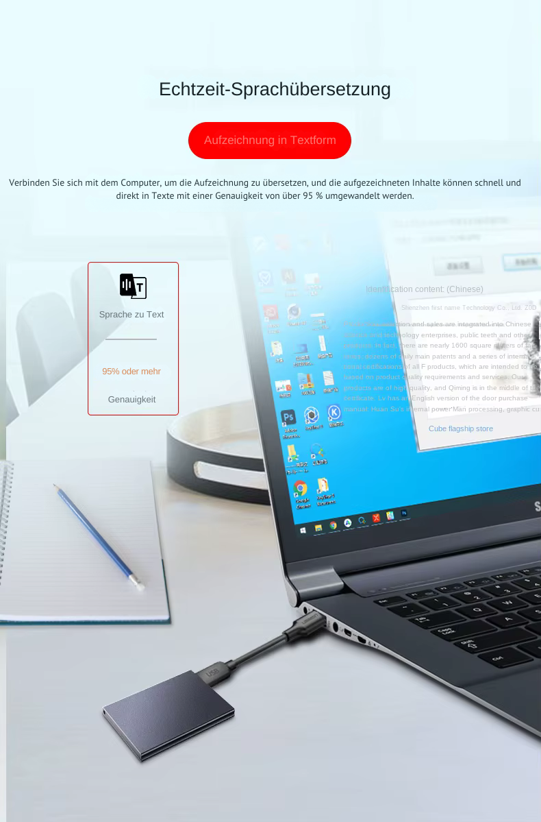 64GB Mini-Diktierkarte