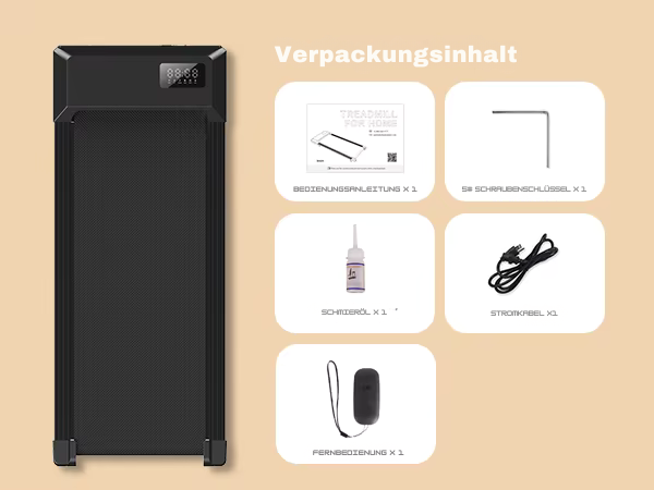 Laufband für Schreibtisch - Leise Walking Pad fürs Homeoffice mit App & Bluetooth